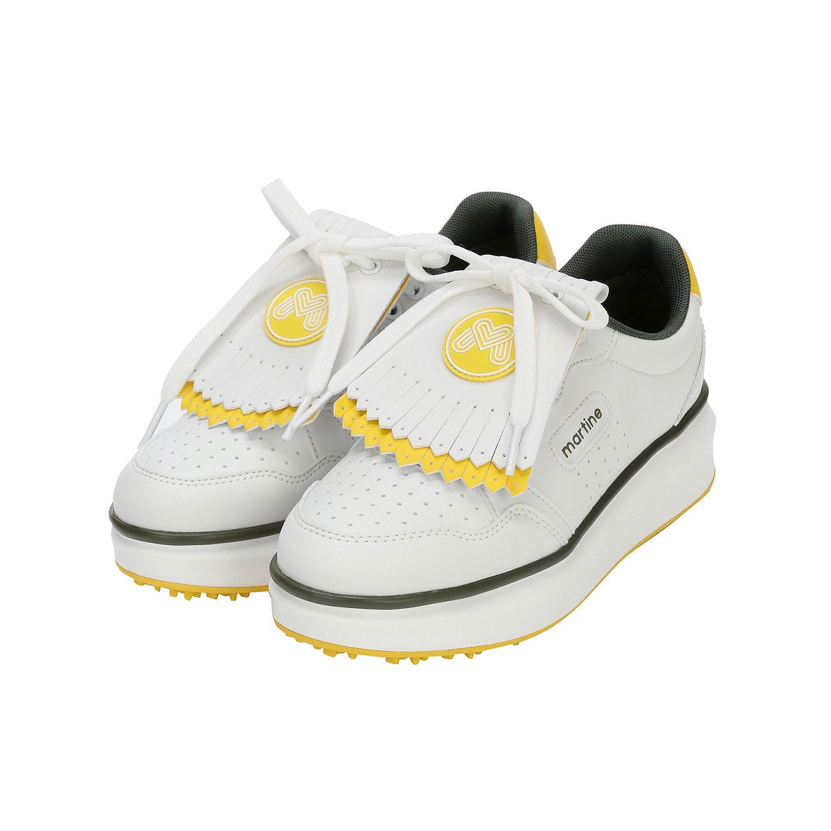 마틴골프(MARTINE GOLF) Color Tassel Spikeless Sneakers_Yellow