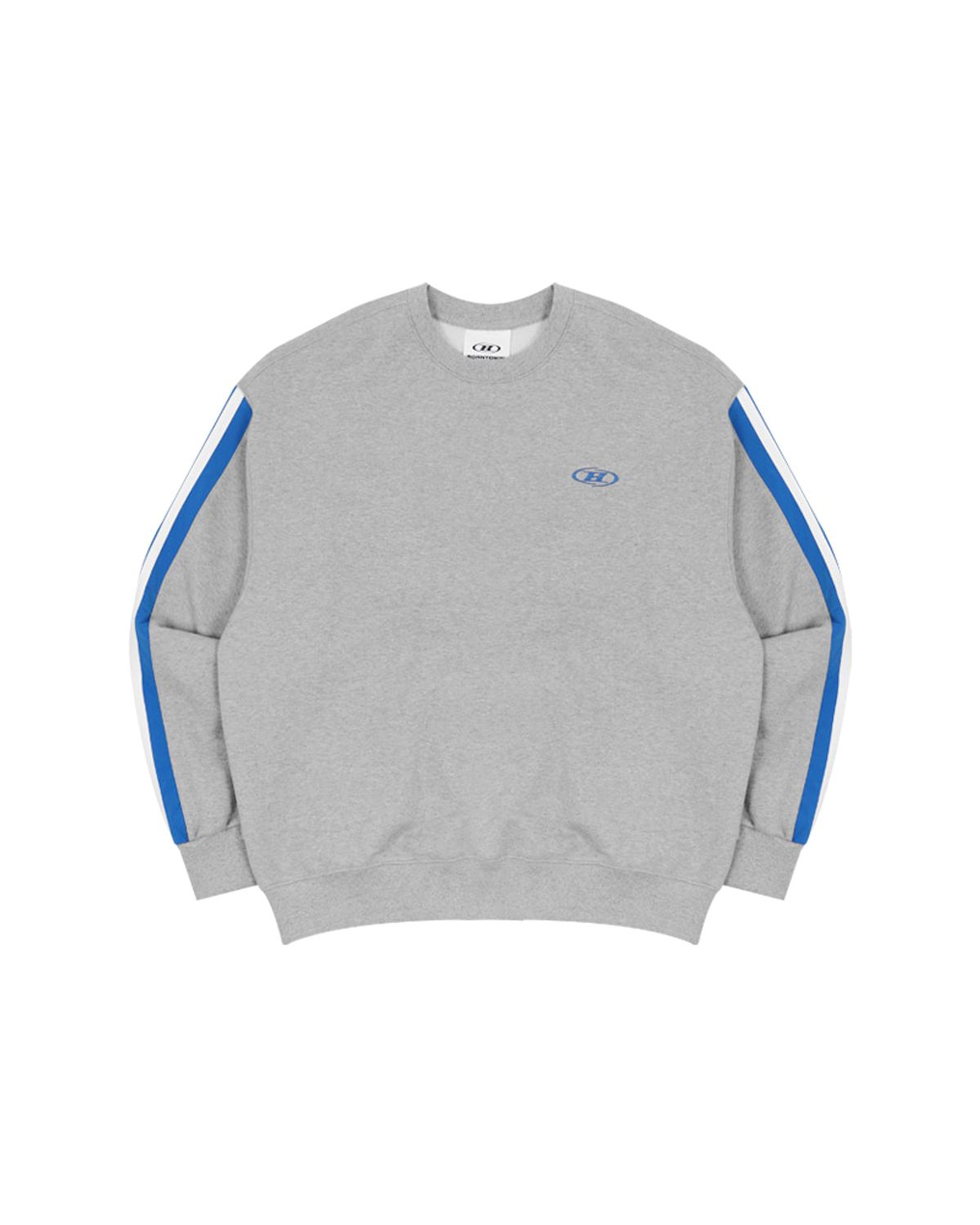 본투윈(BORN TO WIN) SYMBOL B BLOCK LINE SWEATSHIRTS [MELANGE GREY]