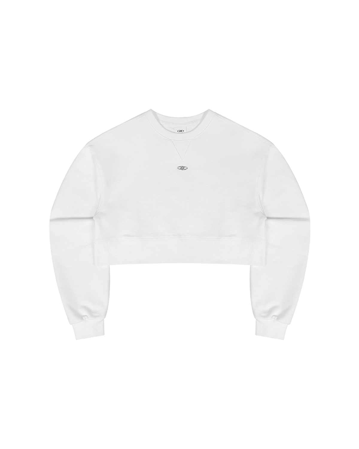 본투윈(BORN TO WIN) B PENDANT CROP SWEATSHIRTS [WHITE]