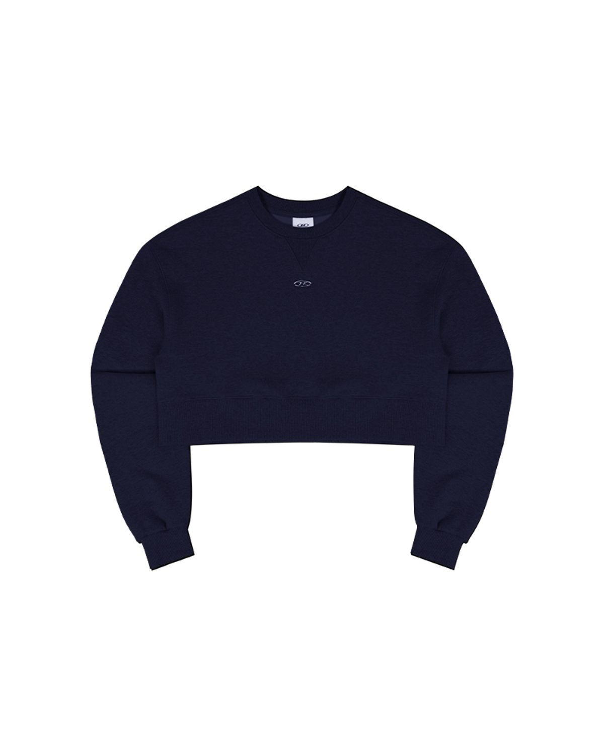 본투윈(BORN TO WIN) B PENDANT CROP SWEATSHIRTS [NAVY]