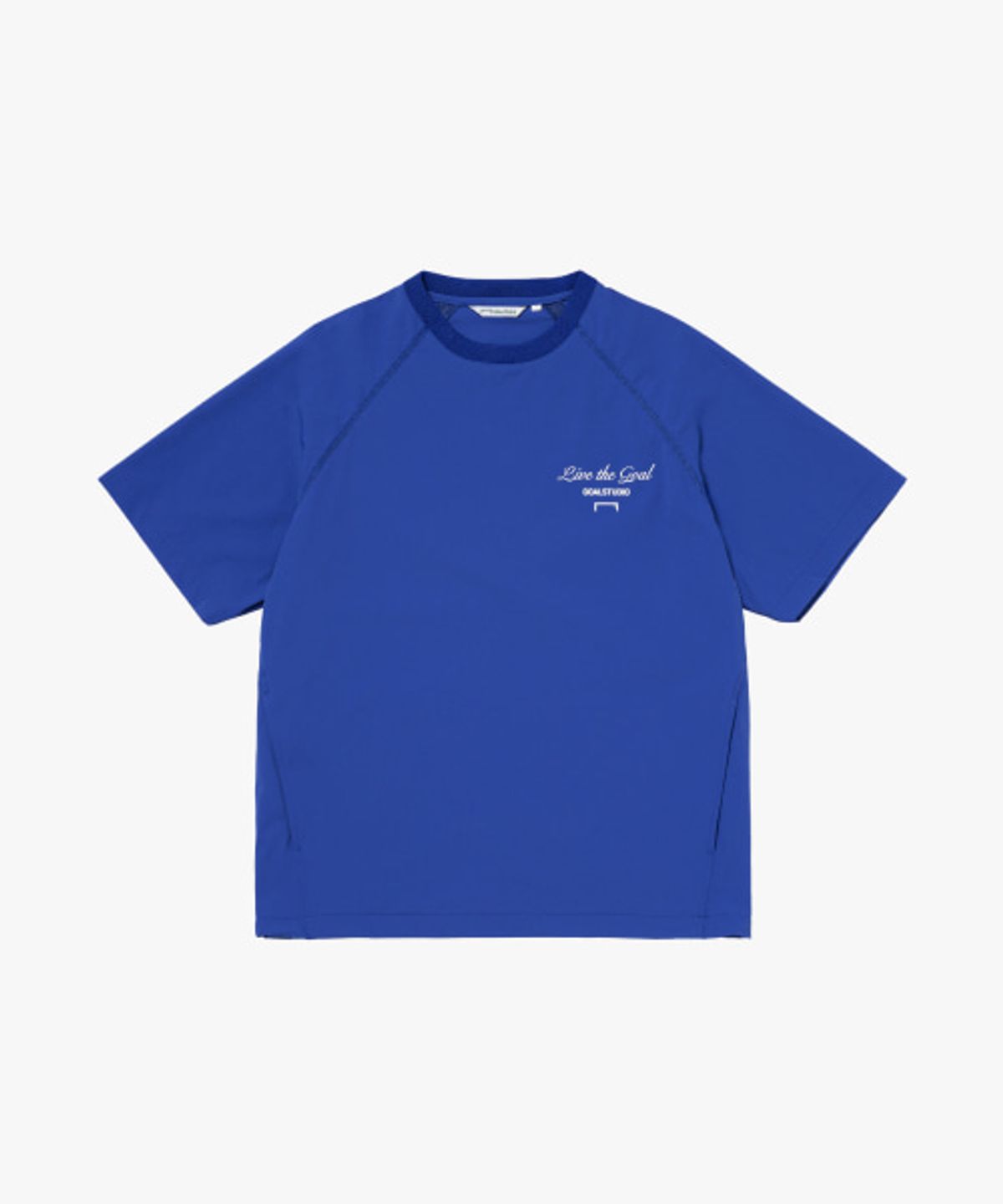 골스튜디오(GOALSTUDIO) AIR THROUGH SHORT SLEEVE WIND PULLOVER-BLUE