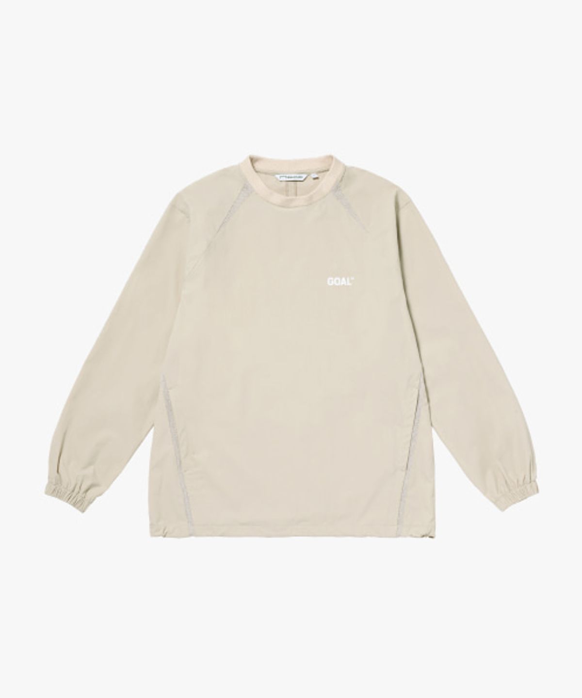 골스튜디오(GOALSTUDIO) AIR THROUGH GOAL WIND PULLOVER-IVORY