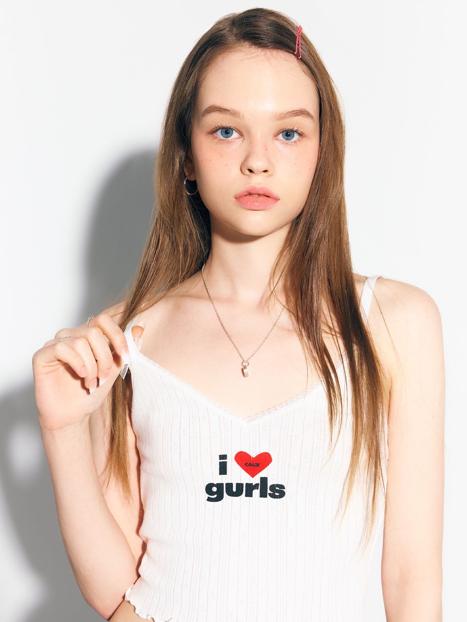 MUSINSA | ASIF CALIE CALIE GURLS SLEEVELESS WHITE