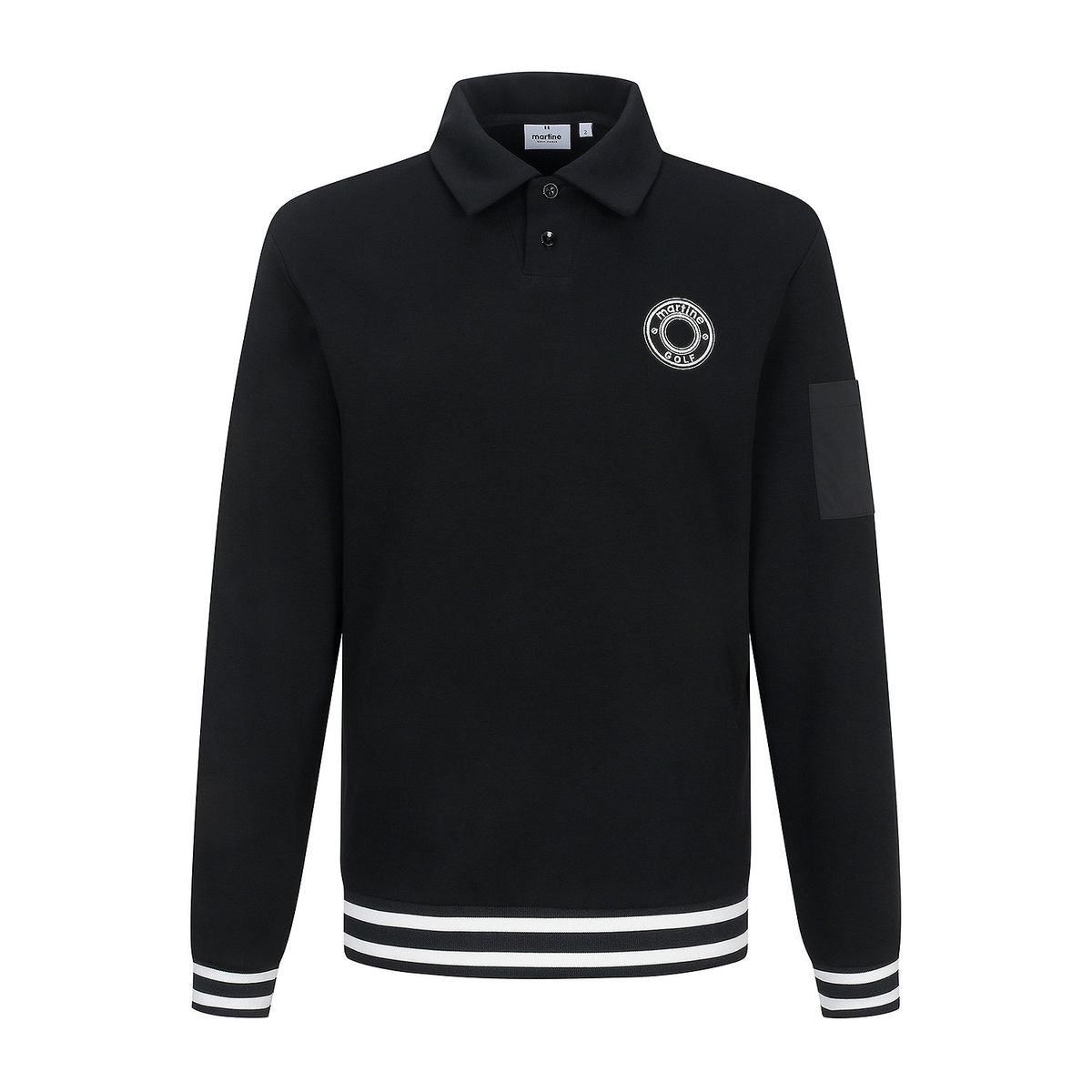 마틴골프(MARTINE GOLF) Blouson Polo Shirts_Black (Men)