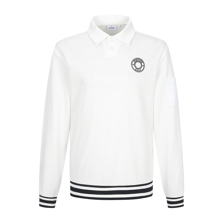 Blouson Polo Shirts_O/White (Men)