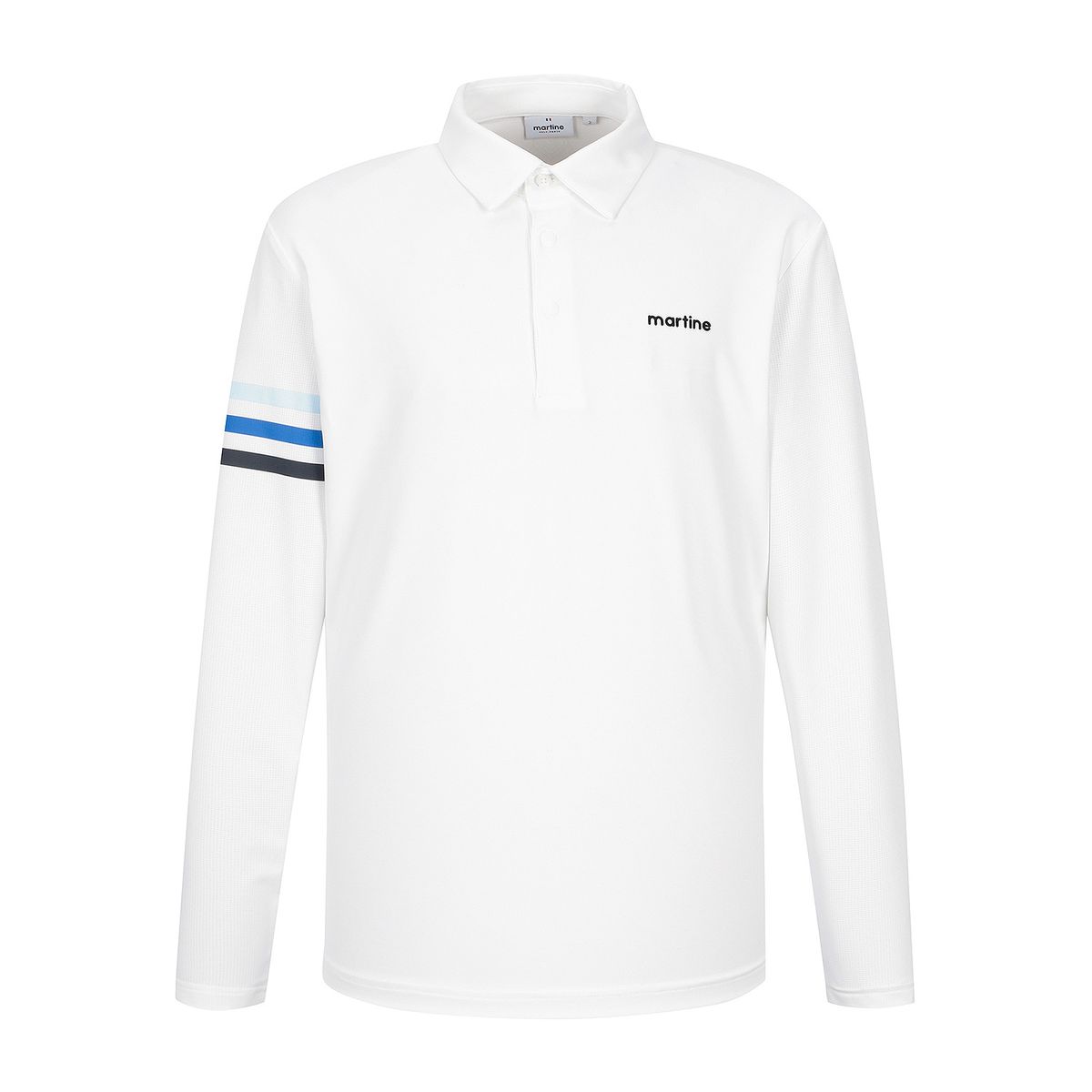마틴골프(MARTINE GOLF) Sleeve Point Polo Shirts_O/White (Men)