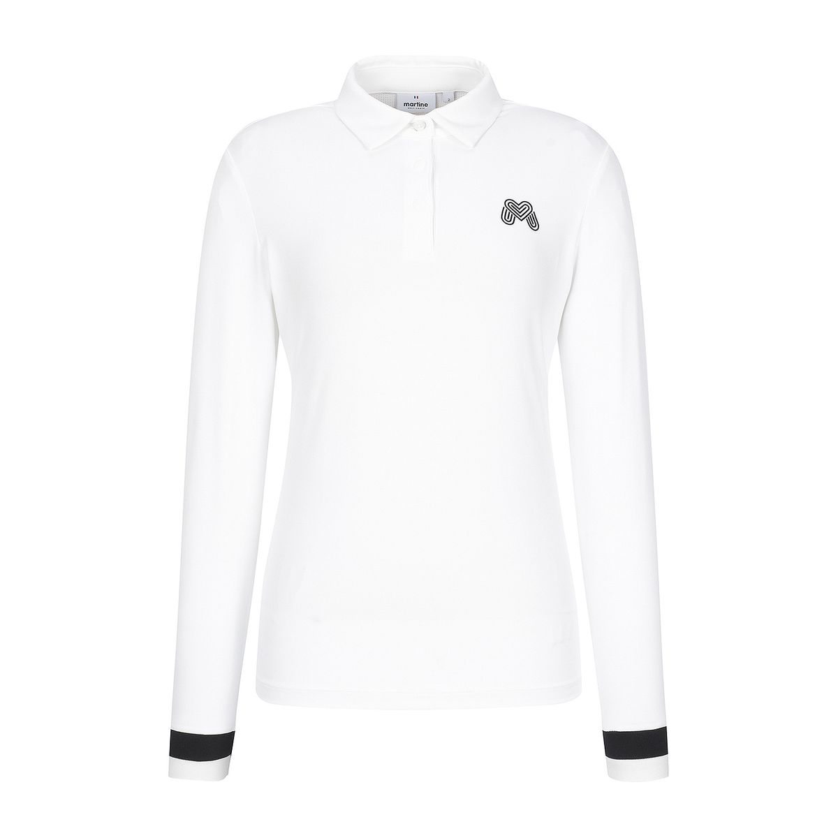 마틴골프(MARTINE GOLF) Sleeve Tip Point Polo Shirts_O/White
