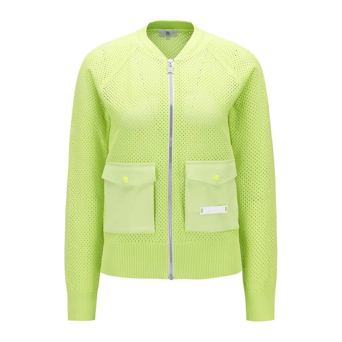 어뉴골프(ANEW GOLF) WOMEN MESH ZIP-UP CARDIGAN_LI