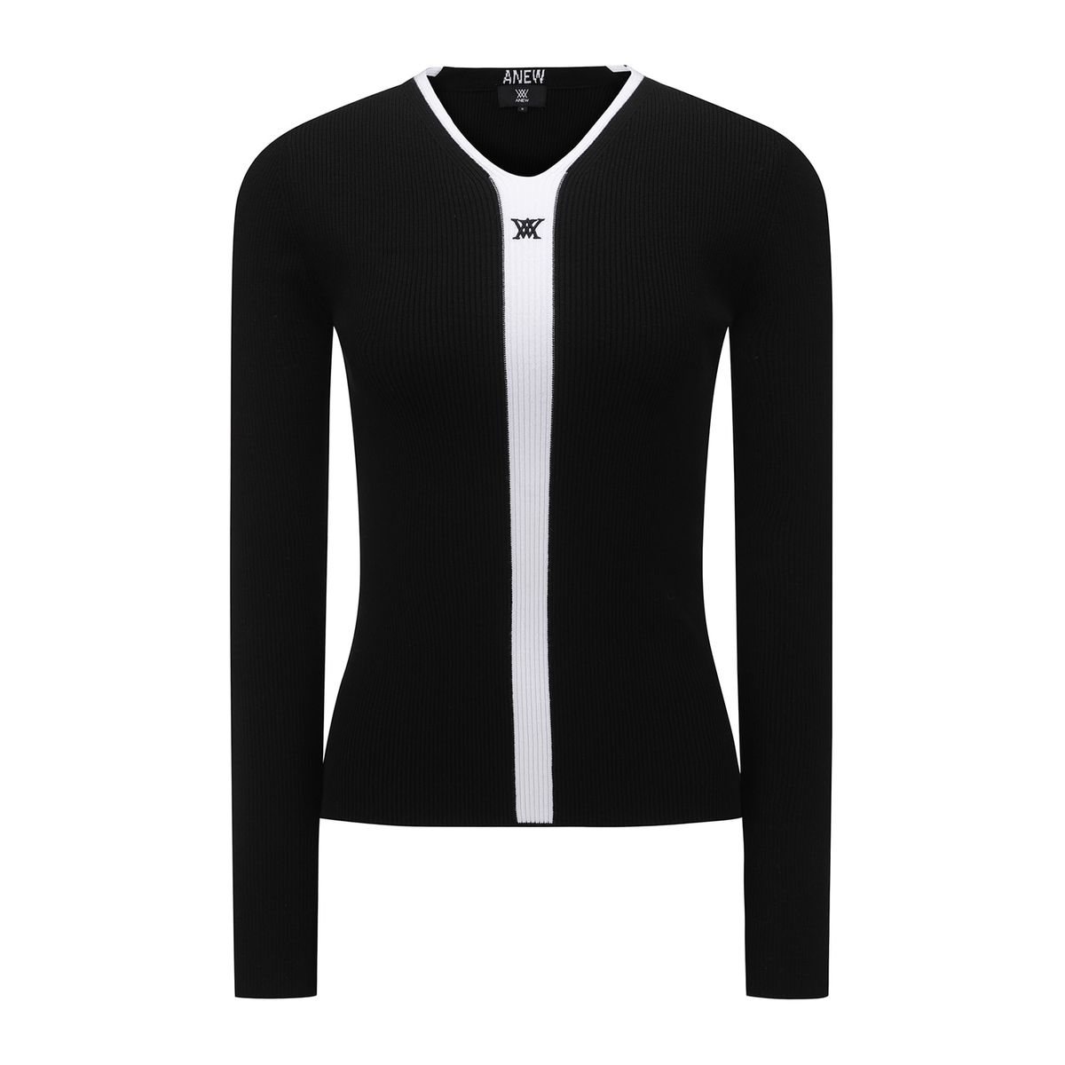 어뉴골프(ANEW GOLF) WOMEN V NECK PULLOVER_BK