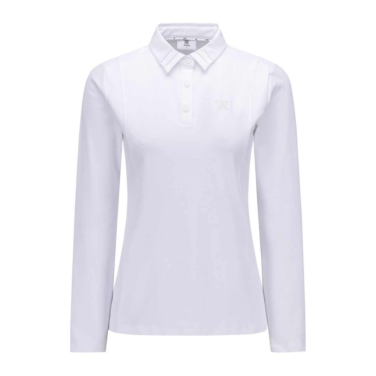 어뉴골프(ANEW GOLF) WOMEN COLLAR POINT LONG T-SHIRT_WH
