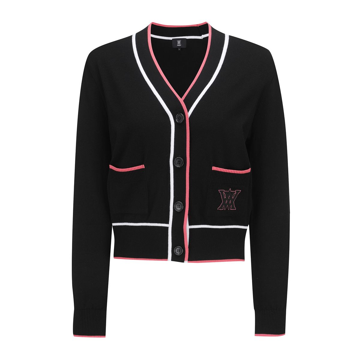 어뉴골프(ANEW GOLF) WOMEN ESSENTIAL CARDIGUN_BK