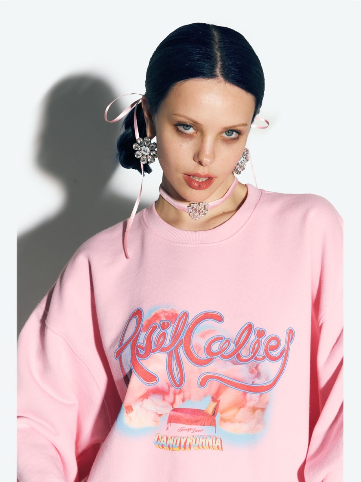 에즈이프 캘리(ASIF CALIE) CANDYFORNIA SWEATSHIRT PINK