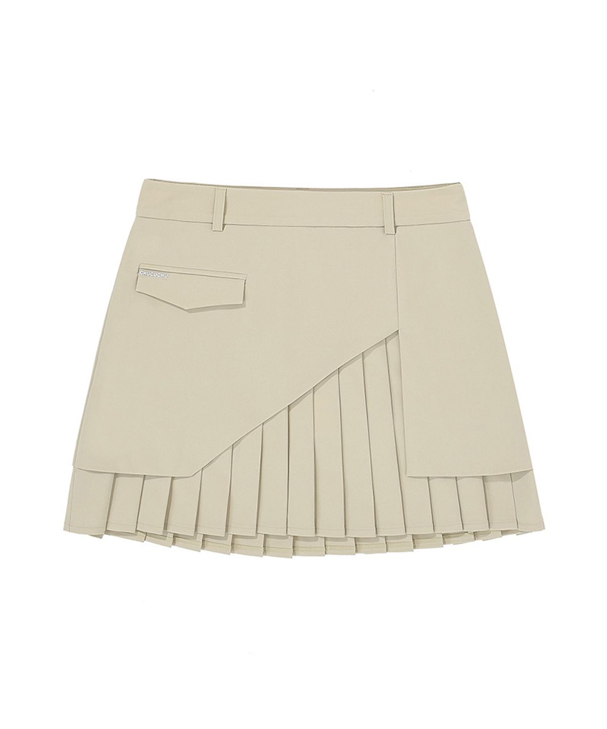츄쿠츄(CHUCUCHU) C23S-SK010W 우븐 스커트 (Beige)