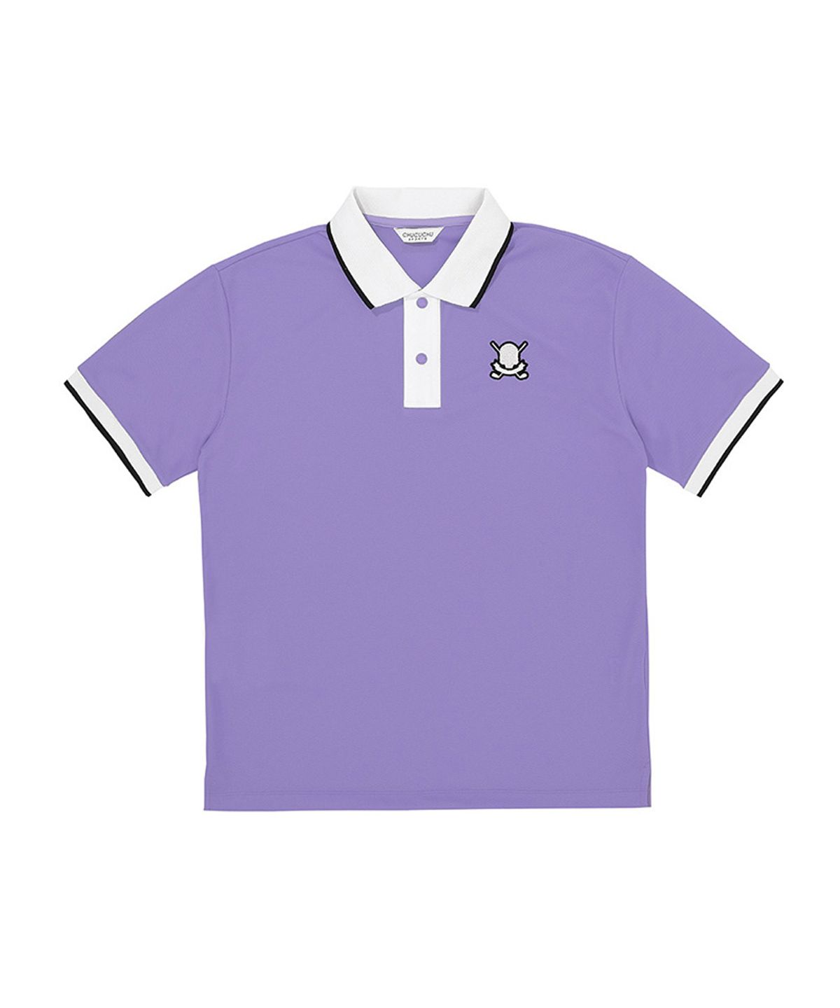 츄쿠츄(CHUCUCHU) C23M-TS029M 맨즈 라인 쿨 티셔츠 (Lilac)