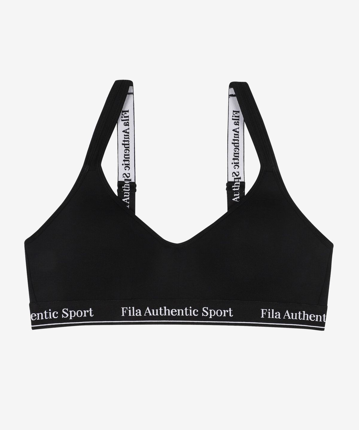 휠라언더웨어(FILA UNDERWEAR) 벨로 소프트 브라(FI4BAG1107FBLK)