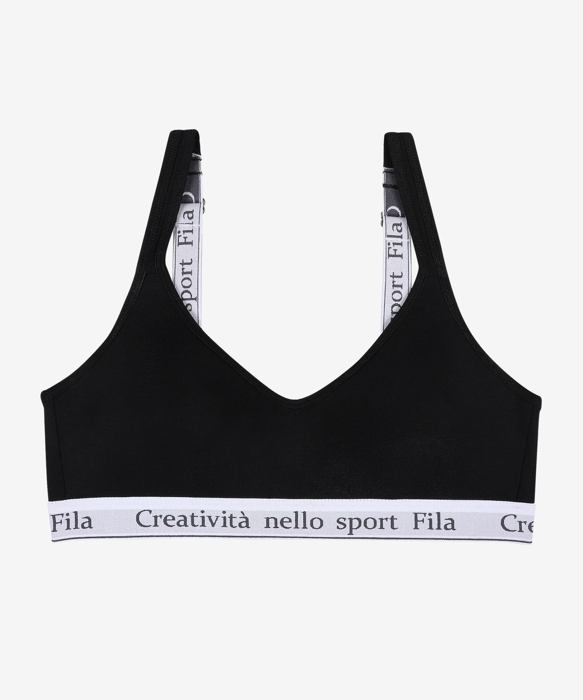 휠라언더웨어(FILA UNDERWEAR) 벨로 소프트 브라(FI4BAH1450FBLK)