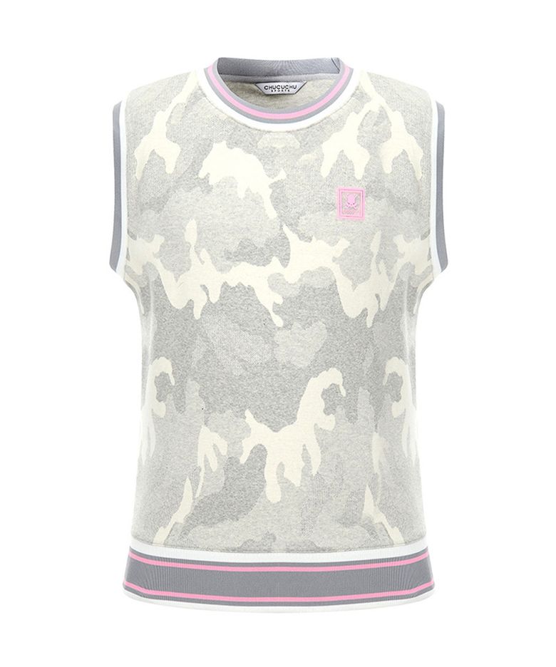 C23S-VT004M 맨즈 캔디 카모 베스트 (Light Gray)