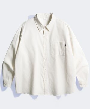 옥스포드 헤비 루즈핏 셔츠 크림 SMLS4610