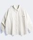 옥스포드 헤비 루즈핏 셔츠 크림 SMLS4610