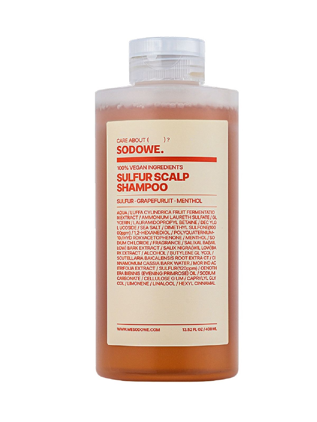 쏘두위(SODOWE) 오일풀링 유황 단백질 샴푸 400ml x 1개