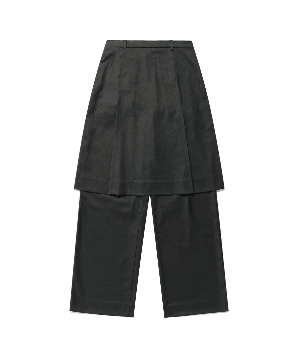 나이스고스트클럽(NICEGHOSTCLUB) FFATS PLEATS LAYERED SKIRT PANTS_GREY(NG2ESUPA92A)