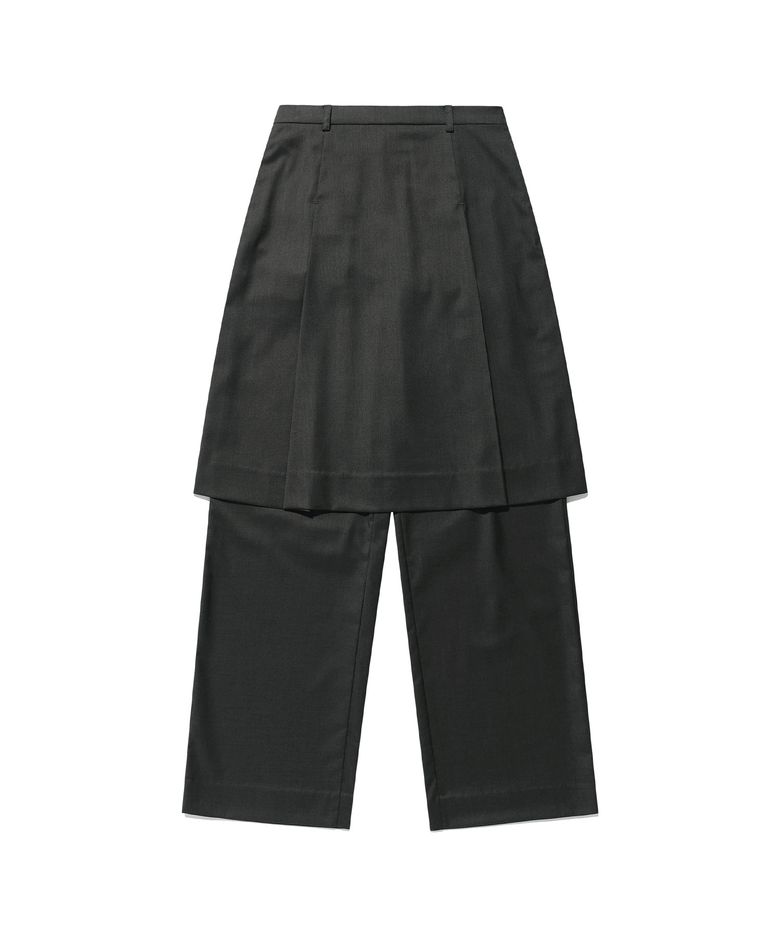 FFATS PLEATS LAYERED SKIRT PANTS_GREY(NG2ESUPA92A)
