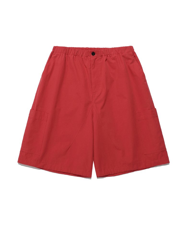 FFATS PARACHUTE CARGO SHORTS_RED(NG2EMUPA61A)