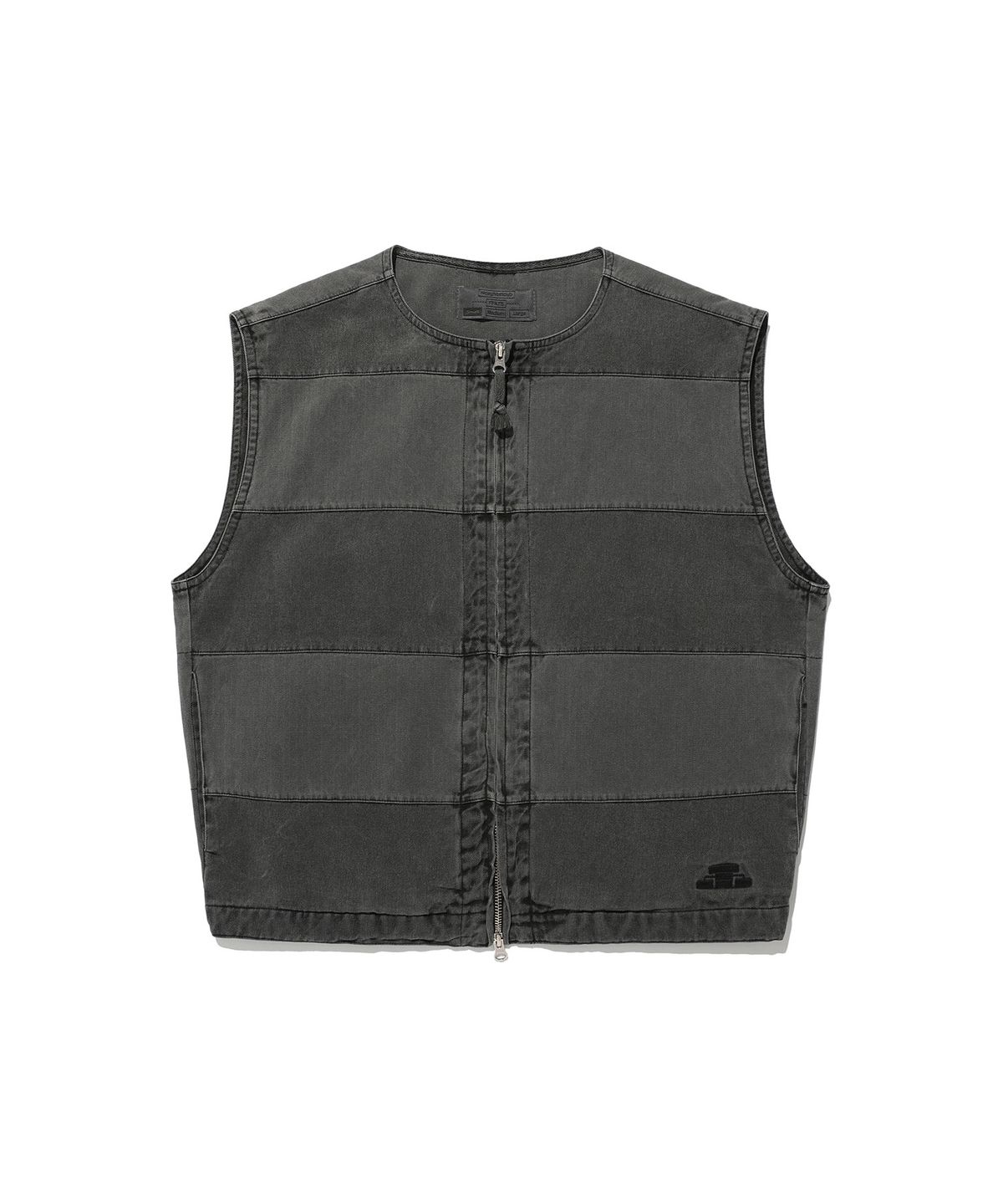 나이스고스트클럽(NICEGHOSTCLUB) FFATS GARMENTS DYED VEST_BLACK(NG2ESUB990A)