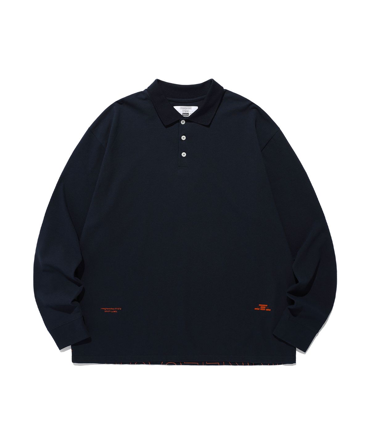 나이스고스트클럽(NICEGHOSTCLUB) FFATS BIG BIG PK L/S_NAVY(NG2ESUT556A)