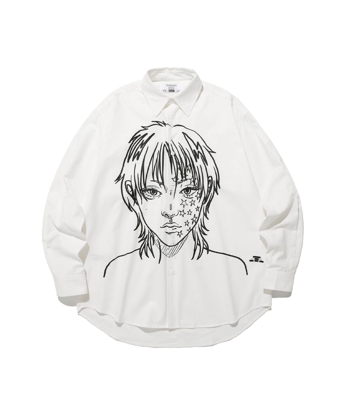 나이스고스트클럽(NICEGHOSTCLUB) FFATS GIRL OXFORD BIG BIG SHIRT_WHITE(NG2ESUW301A)
