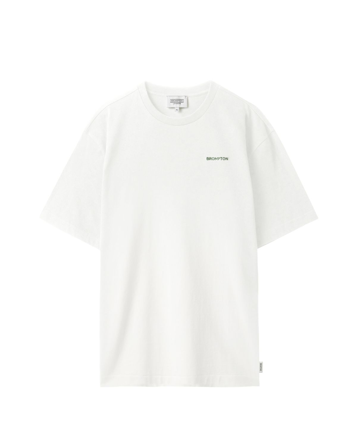 브롬톤 런던(BROMPTON LONDON) BROMPTON LOGO T-SHIRT - WHITE (P242UTS410)