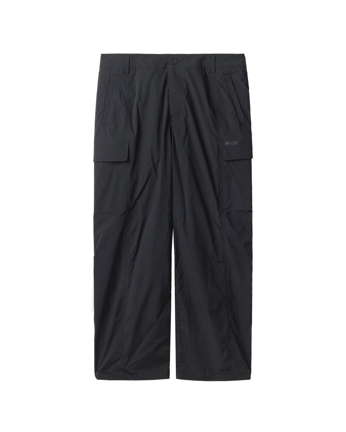브롬톤 런던(BROMPTON LONDON) NYLON SET CUT DETAIL TROUSERS - BLACK (P242MPT234)