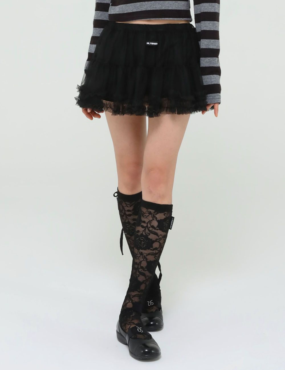 スカート UGLYSHADOW Pumpkin Skirt Pants (Black) Pumpkin Ghost & Web Zipper Skirt | Hot Topic