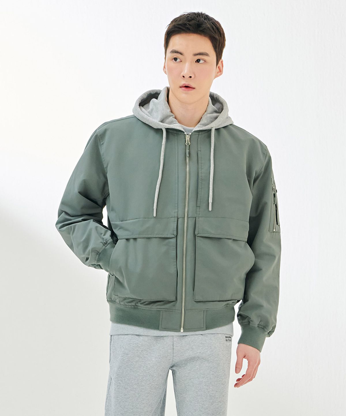 체이스컬트(CHASECULT) 공용 후드 내피 탈부착 점퍼-DARU4111B0V