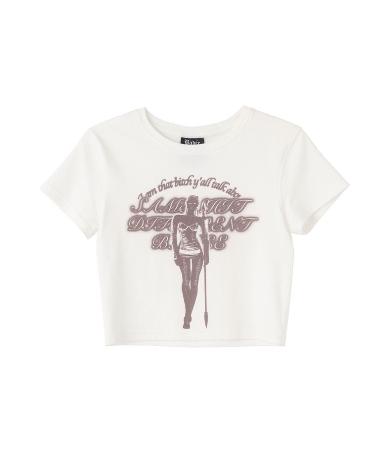 Queen Of Dawn Crop Top White