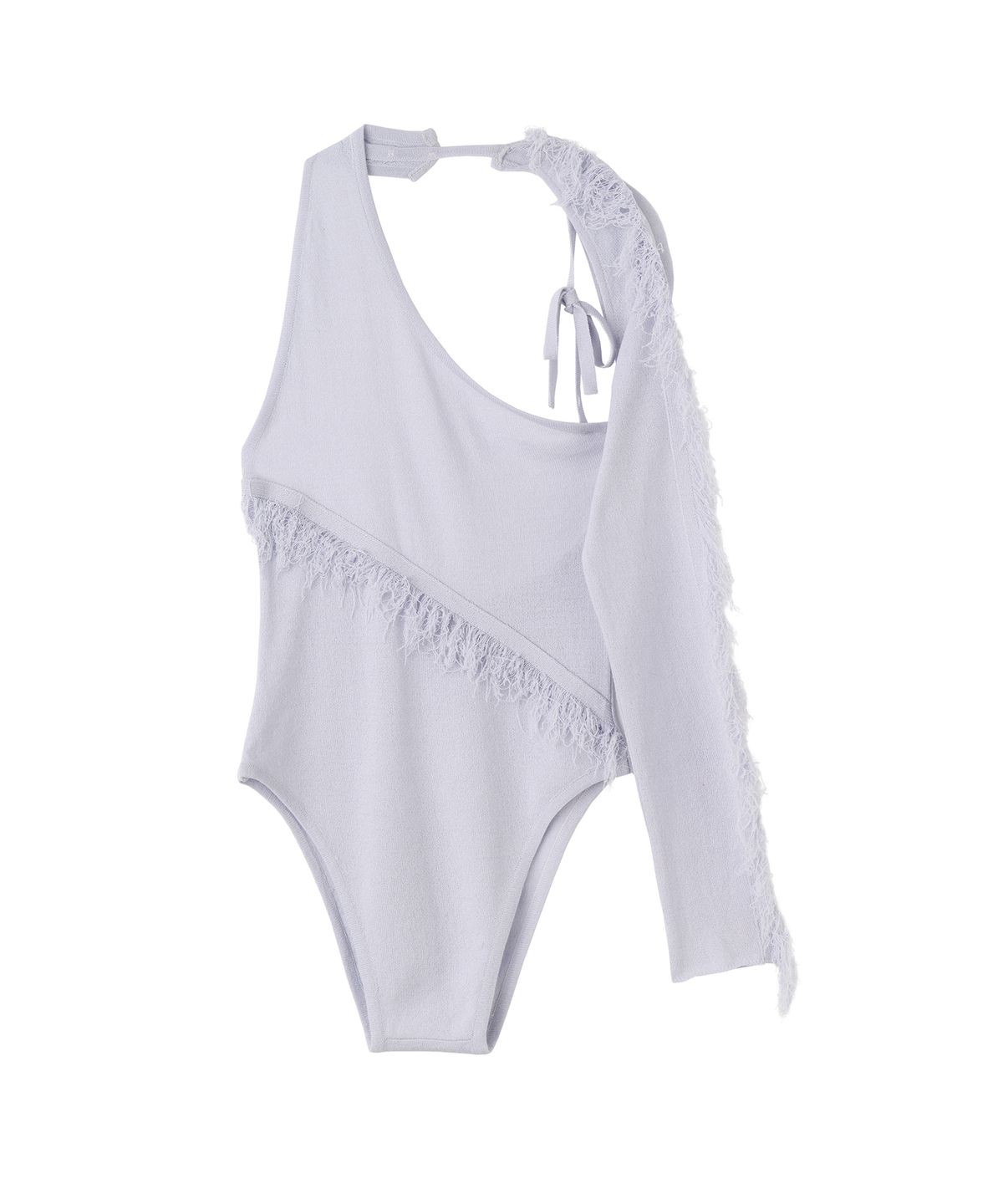 배디(BADEE) Fringe Body Suit Pale Purple