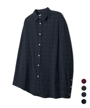 체크 롱 슬리브 셔츠 4 COLOR COOSSH190