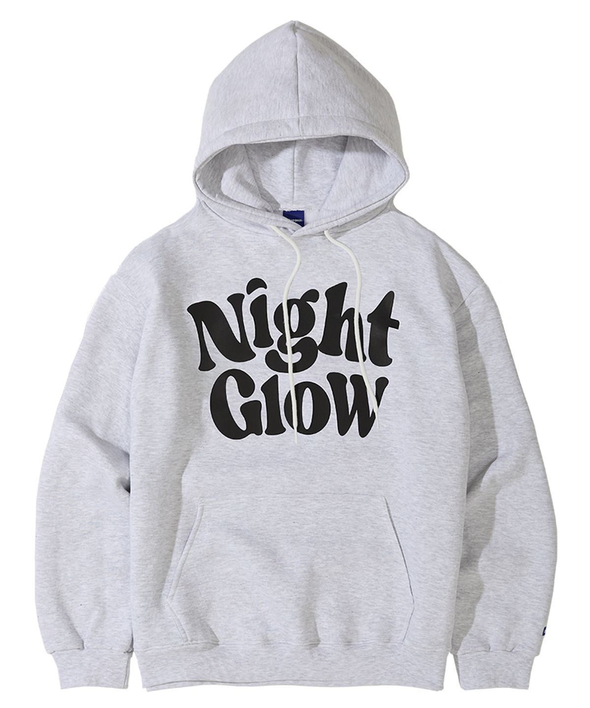 스텝온리(STAFFONLY) NIGHT GLOW HOODIE (MELANGE WHITE)