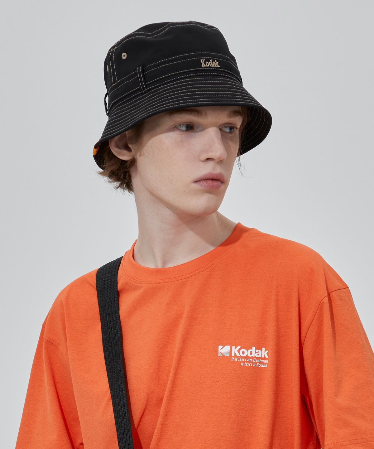 코닥(KODAK) 나일론 버킷햇 BLACK