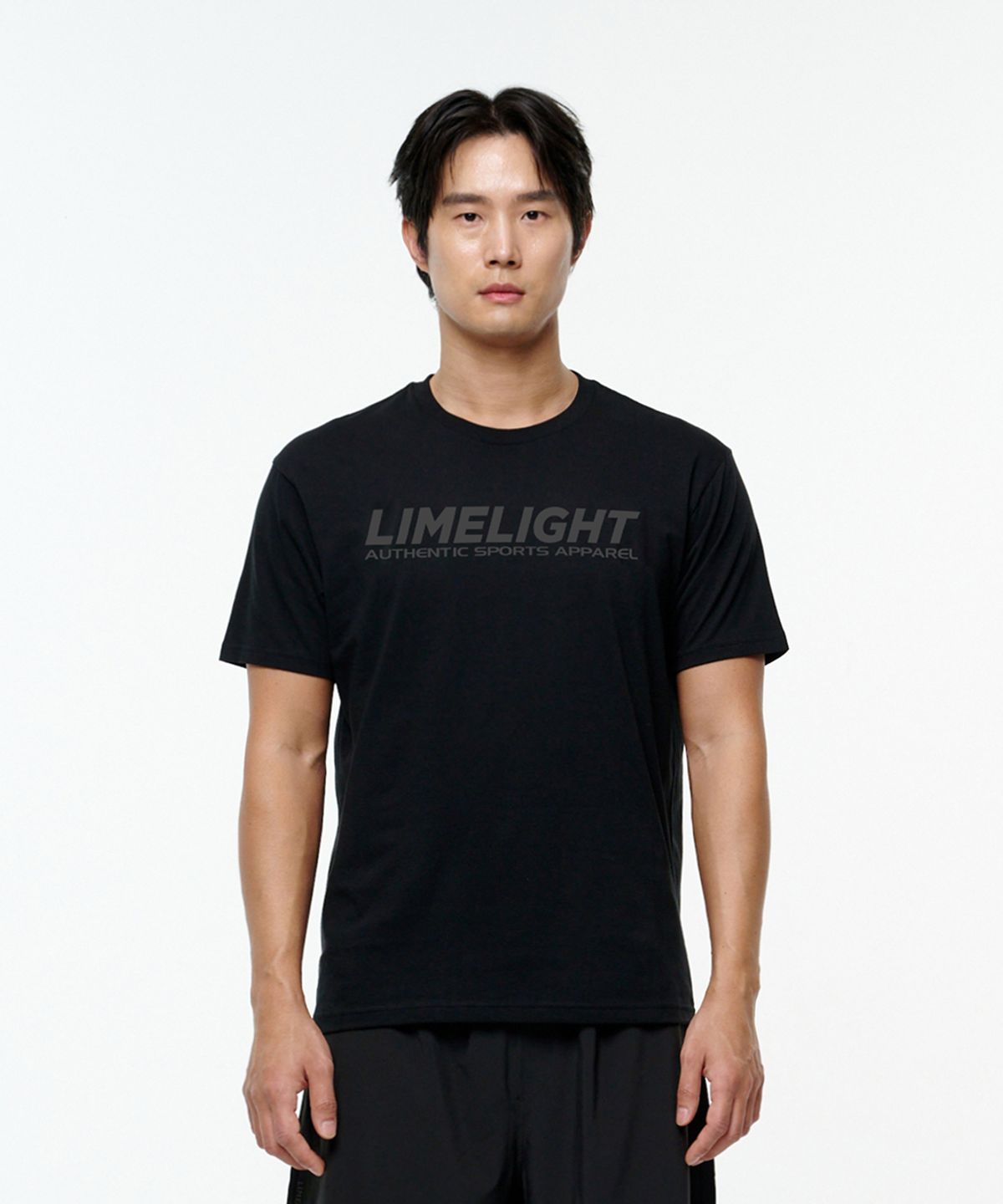 라임라잇 어패럴(LIMELIGHT APPAREL) 라임라잇 티셔츠 (블랙/그레이)