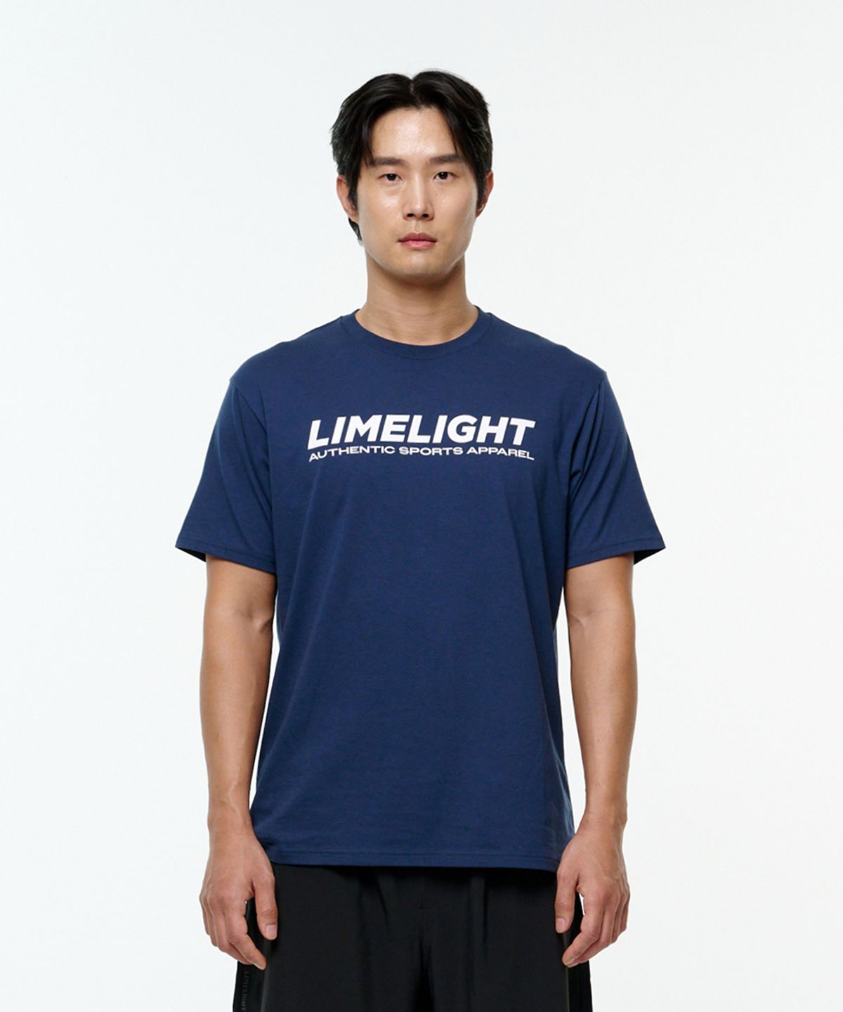 라임라잇 어패럴(LIMELIGHT APPAREL) 라임라잇 티셔츠 (네이비/화이트)