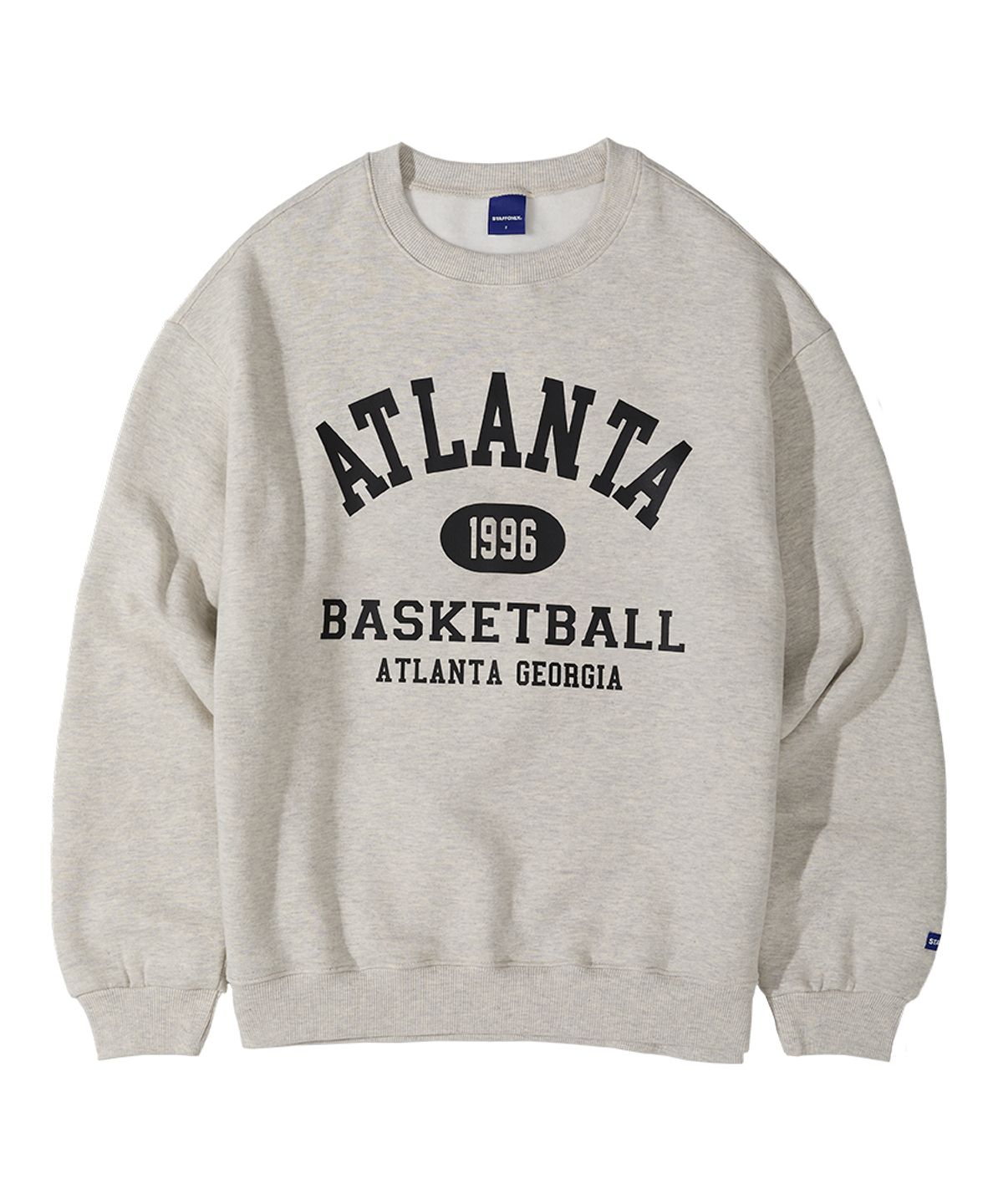 스텝온리(STAFFONLY) ATLANTA SWEATSHIRTS (MELANGE IVORY)