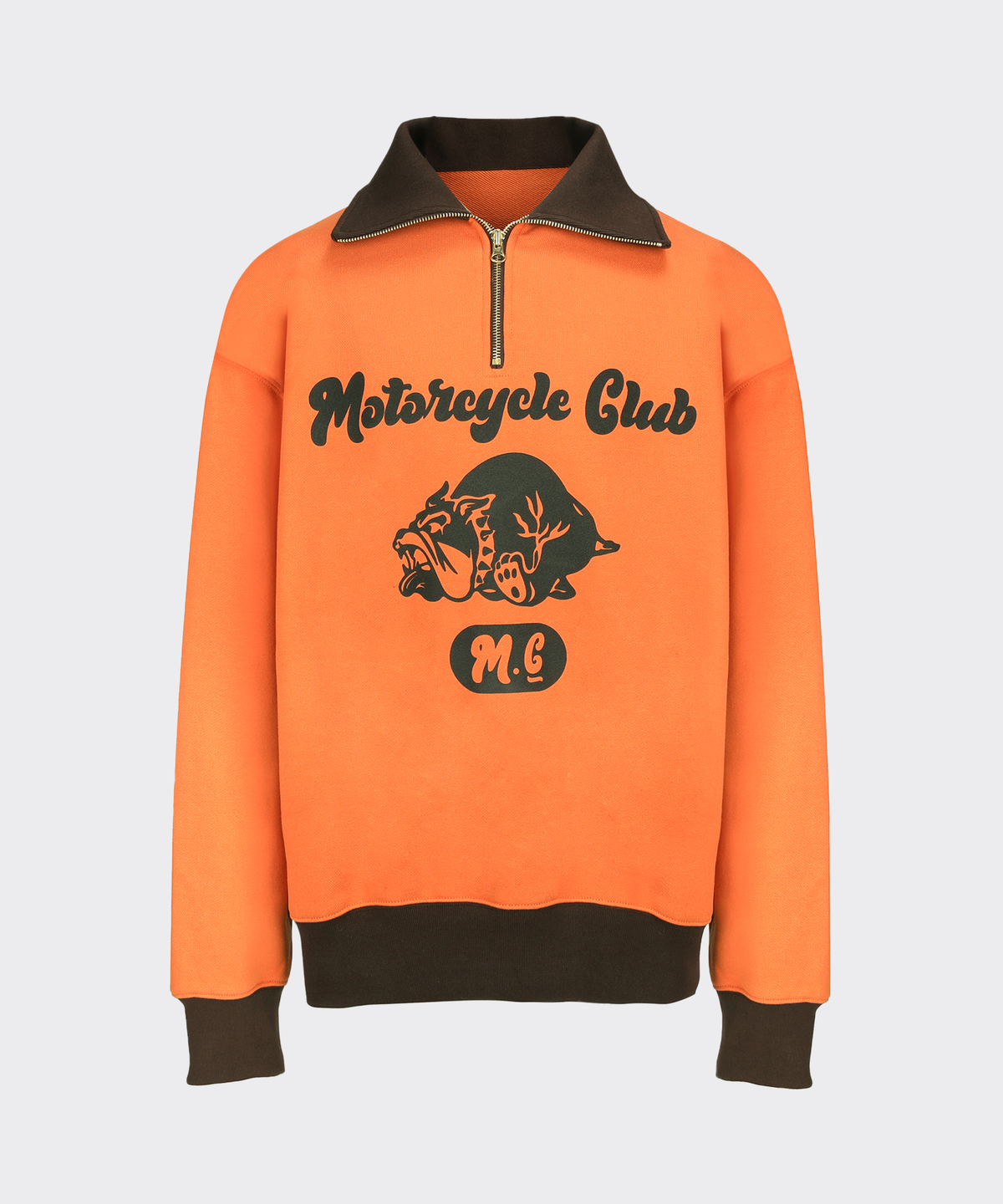 피어리스니스(PEERLESSNESS) Wyatt Quater Pullover Orange