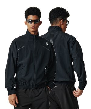 스탠드넥 윈드브레이커 SPIFCNJK211UBLK