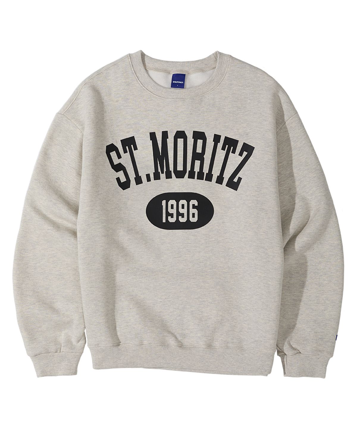 스텝온리(STAFFONLY) ST. MORITZ SWEATSHIRTS (MELANGE IVORY)