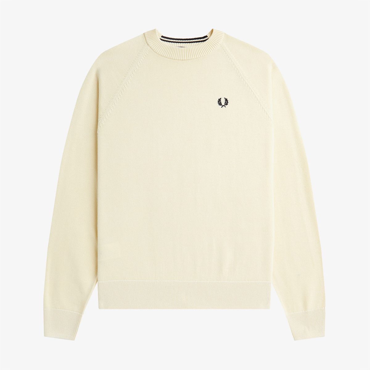 프레드페리(FRED PERRY) [Womens] 크루넥 메리노울 니트(R32) AFPF2412117-R32