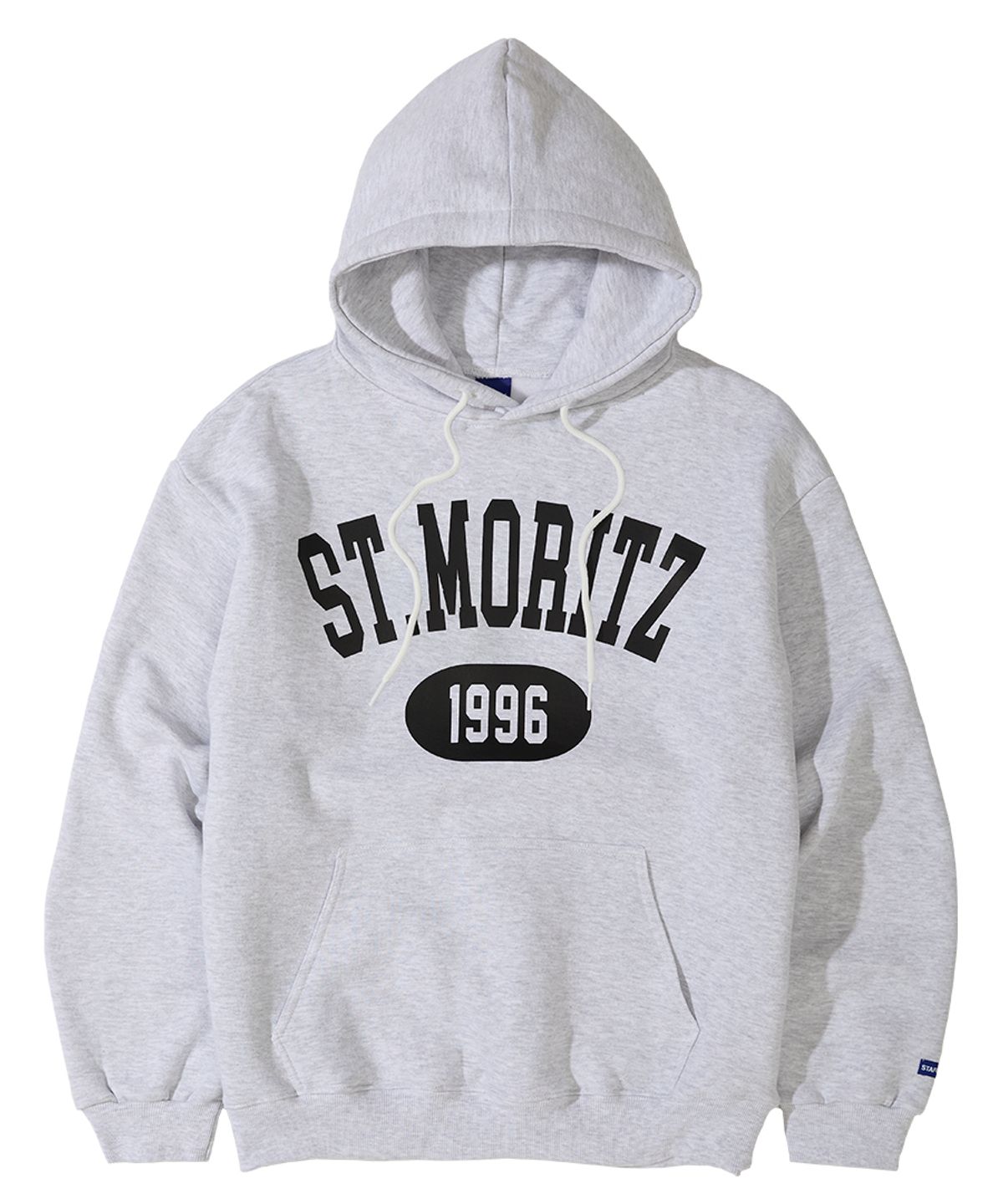 스텝온리(STAFFONLY) ST. MORITZ HOODIE (MELANGE WHITE)