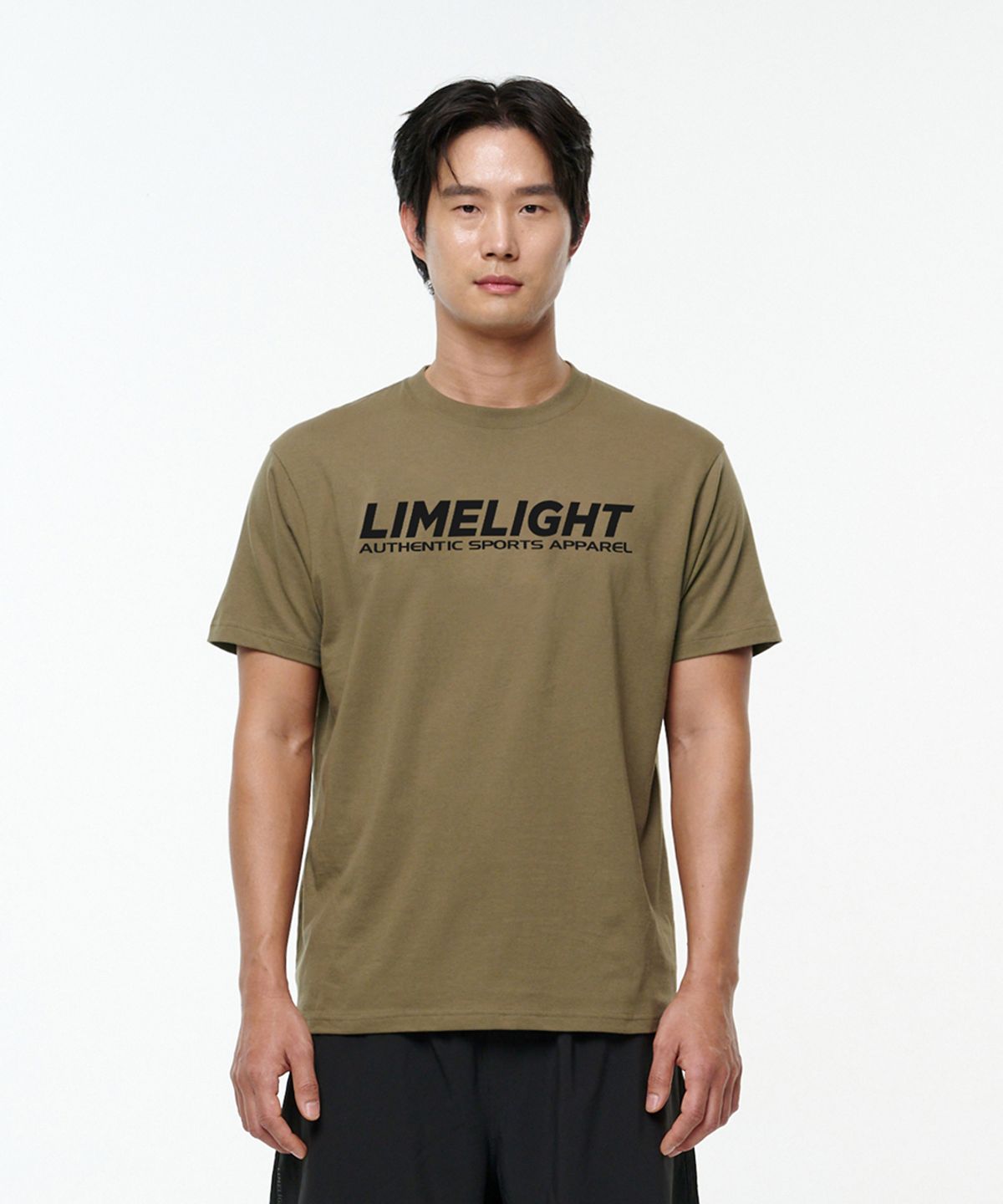 라임라잇 어패럴(LIMELIGHT APPAREL) 라임라잇 티셔츠 (카키/블랙)