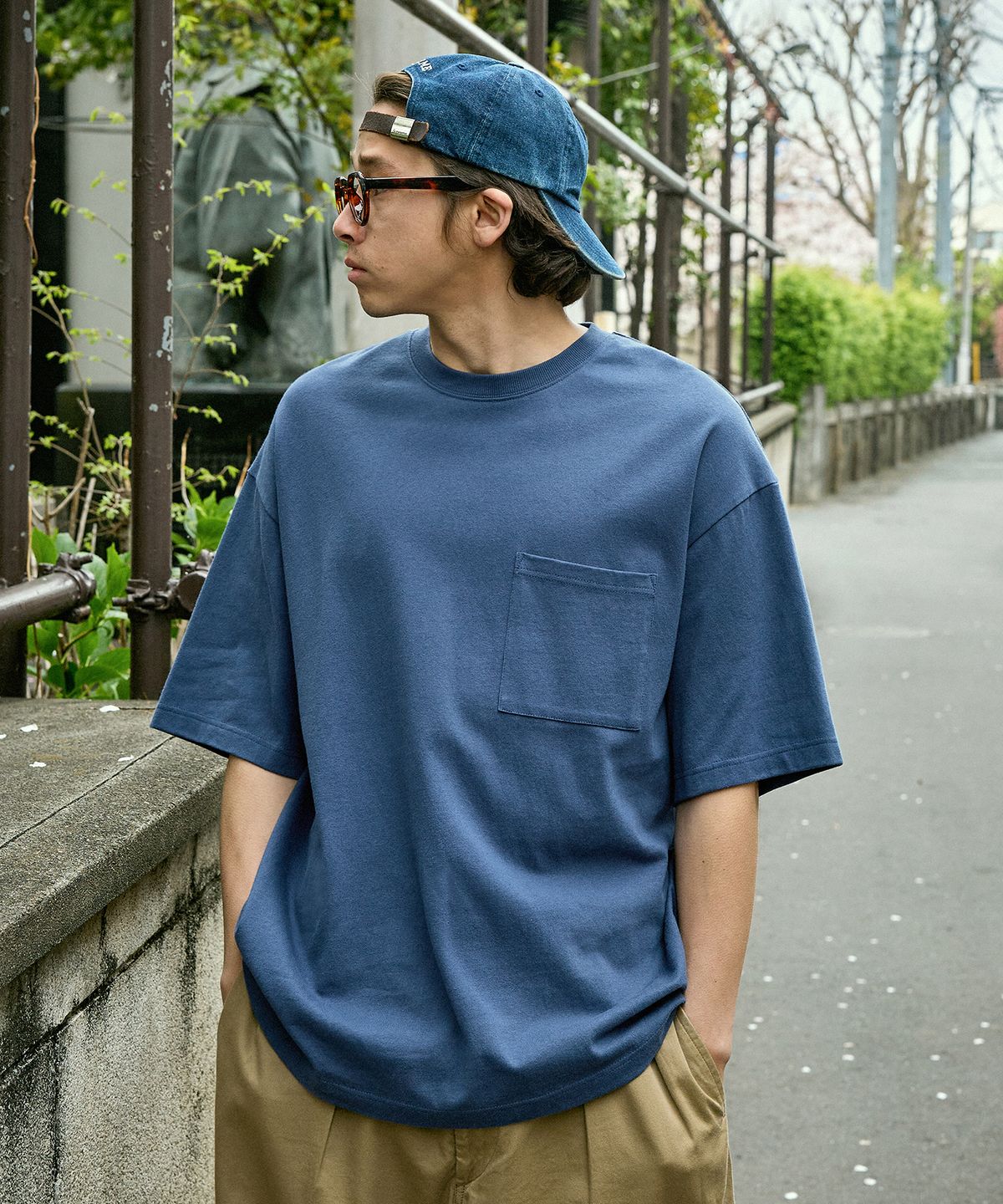 미니멀프로젝트(MINIMALPROJECT) 로버스트 헤비 포켓 반팔티셔츠 MST154 [NAVY]