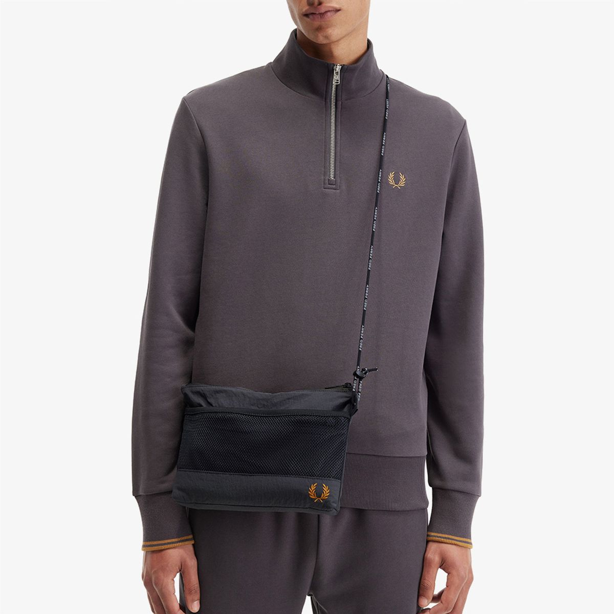 프레드페리(FRED PERRY) 크링클 나일론 메쉬 사코슈 백(297) CFPU2417287-297